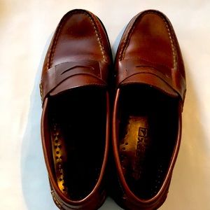 SPERRY brown leather men’s penny loafer